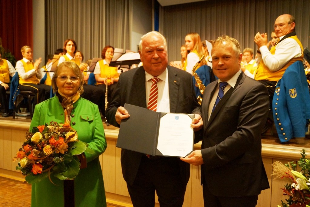 Verleihung des Ehrenbürgerrechts an Herrn Fritz Müller